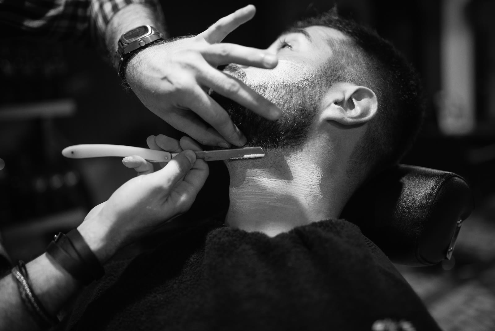 Hot Towel & Straight Razor Shave at M3 Barbershop Dubai